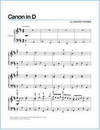 Canon In D Pachelbel Free Printable Sheet Music For Piano Piano Sheet Music Piano Sheet Printable Sheet Music