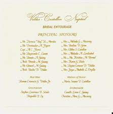 This is not a licensed product. Wedding Invitation With Sponsors Sample