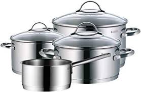 amazon fr batterie cuisine induction batteries de cuisine casseroles poeles et faitou cuisine maison kochset edelstahl rostfrei edelstahl