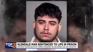 Glendale man gets life in prison for murdering girlfriend, her child