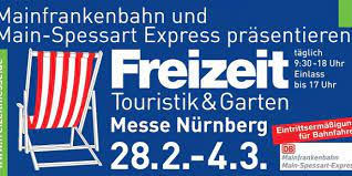 Mit dabei sind 975 aussteller, davon 40 aus österreich. Warum Nicht Mal Mit Der Bahn Zur Freizeit Garten Touristik Nach Nurnberg Lokale Nachrichten Aus Stadt Und Landkreis Schweinfurt