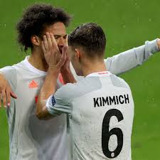 Joachim low has said he will make a late decision on thomas muller's fitness with leroy sane and leon goretzka both waiting in the wings to replace the germany forward against hungary. Joshua Kimmich Vents At Leroy Sane For Lax Defending In Germany S Draw Vs Denmark Bavarian Football Works