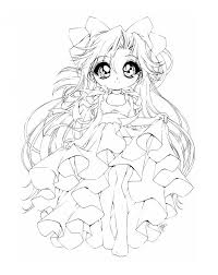 I absolutely love her style feel free to color it. Anime Princess Coloring Pages Chibi