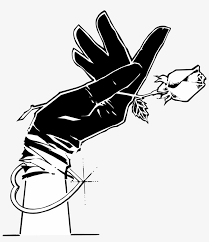 Women day hand holding flower shadow vector illustration eps 10. Hand Of Kentillie Black Hand Holding Rose 958x1062 Png Download Pngkit