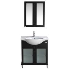 The vanity is topped with a glossy marble and includes a ceramic sink, but it's the abundance of storage that makes it irresistible. Eviva Tux 24 Inch Espresso Bathroom Vanity With A White Porcelain Sink Bathroom Vanities Modern Vanities Wholesale Vanities