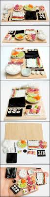 Haa Recette Sushi Au Fimo Xd Sushi Prep Board By Bon Appeteats On Deviantart Miniature Food Clay Food Tiny Food