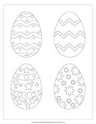 We have so many more easter coloring pages on the website. Free Printable Easter Egg Coloring Pages Easter Egg Template