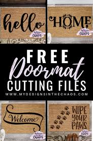 Once payment has cleared you will receive the download links via email, and the download links can also be found in your etsy account under purchases. Free Doormat Svg Cutting Files My Designs In The Chaos