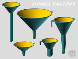 This Is A Complete General Purpose Customizable Funnel That Can Be Configured In Variety Of Ways Options Include Rim Rim Loo 3d Printing 3d Printer Printer