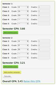 College Gpa Calculator College Years Gpa Calculator College Survival