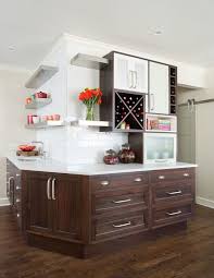 Dark Wooden Outside Corner Kitchen Cabinet With White Ceramic Countertop Kitchen Cabinet Color Schemes Espresso Kitchen Cabinets Brown Kitchen Cabinets