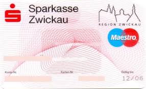 Informieren sie sich, lesen und schreiben sie kommentare und bewertungen. Bank Card Sparkasse Zwickau Maestro Sparkasse Zwickau Germany Federal Republic Col De Ms 0112