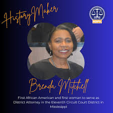 Brenda Mitchell was elected District Attorney for the ...