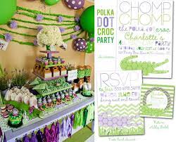 Are there any rhinestone charms for crocs? 11 Croc Party Ideas Crocodile Party Alligator Party Party