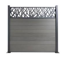 Panneau Composite Motif Naturel Idaho 2 Poteaux Cloture Maison Idees De Patio Panneau Decoratif Jardin