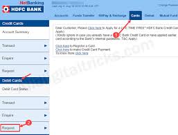 How to generate hdfc credit card pin online | बिना एटीएम गए पहली बार क्रेडिट कार्ड का पिन सेट करे। Activate International Usage For Hdfc Debit Card Alldigitaltricks