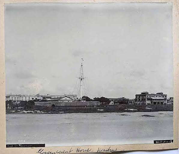 Fort St George In British Era Madras, 1890 Photo - Past-India