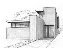 A Perspective Sketch For A House In The City Bocetos Arquitectura Croquis Arquitectura Dibujo De Arquitectura