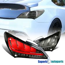 Sponsored Ebay For 10 15 Hyundai Genesis 2dr Coupe Smoke Sequential Signal Led Tail Lights Pair Hyundai Genesis Hyundai Coupe