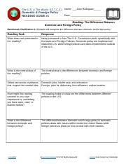 India has been constantly pursuing a neutral foreign policy at. Ss7c41 Lesson Plan Understanding U S Domestic And Foreign Policy Ss 7 C 4 1 Differentiate Concepts Related To U S Domestic And Foreign Policy Course Hero