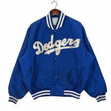 Vintage 90s La Dodgers Baseball Jacket Vintage Hideo Nomo La Etsy In 2021 Baseball Jacket Outfit Baseball Jacket Dodgers Jacket