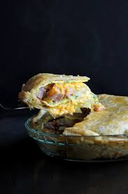 Potato Ham Omelette Pie Recipe Recipes Traditional Breakfast Ham
