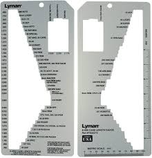 Lyman E Zee Case Gauge Measures Over 70 Cartridge Types