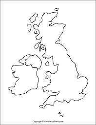 Wales is a country that is part of the united kingdom and the island of great britain. Blank Map Of Uk World Map Blank And Printable