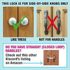 The spruce / rachel vanni Amazon Com Kiscords Baby Safety Cabinet Locks For Knobs Child Safety Cabinet Latches For Home Safety Strap For Baby Proofing Cabinets Kitchen Door Rv No Drill No Screw No Adhesive Black