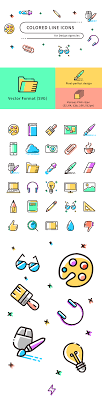 Download Freebie Colored Line Icons Svg Png Codrops