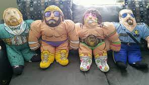 Wwf wrestling buddies 1990 titan sports. Wwe Lot Wrestling Buddies Wwf 1735339689