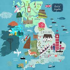 Martin Haake Is Represented By Lindgren Smith Illustration England Map Illustrated Map Map
