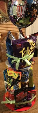 Birthday Gift For Son Turning 12 Birthday Snack Tower Gift For 12 Year Old Boy Birthday Party For Teens Birthday Gifts For Boys Birthday Snacks