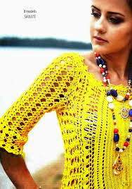 Bellísimo vestido calado al crochet