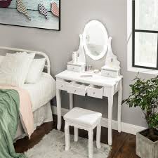 Haben sie nicht gefunden, wonach sie suchen? Vasagle Schminktisch Mit Beleuchtung Frisiertisch Mit Spiegel Und 5 Schubladen Kosmetiktisch Mit Gluhbirnen Frisierkommode Mit Gepolstertem Hocker Romantisch Weiss Rdt09wl