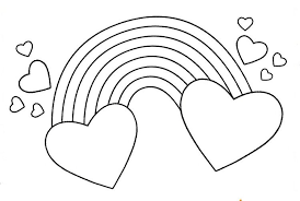 A fun fact has also been included to make this rainbow coloring page educational and fun! Rainbow Hearts Coloring Pages Malvorlagen Regenbogen Zeichnung Ausmalbilder