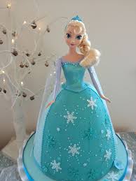 Frozen Doll Cake Barbie Geburtstagskuchen Elsa Geburtstagstorte Barbie Torte
