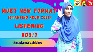 The structure of the listening test above is very agreeable. Muet Listening 2021 Youtube