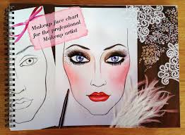 The Face Charts For Makeup Artists Note Workbook Makeup