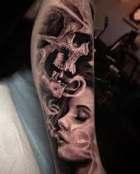 Horror realistic tattoos by Danny Lepore