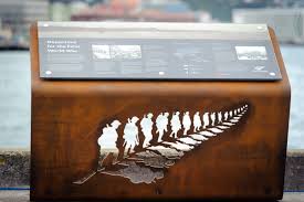 Nga Tapuwae New Zealand First World War Trails Interpretative Sign Unveiled Ww100 New Zealand Wayfinding Signage Design Interpretive Signage Park Signage
