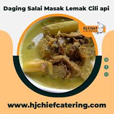 Masak lemak cili api, antara makanan wajib apa bila anda berada di negeri sembilan. Daging Salai Masak Lemak Cili Api