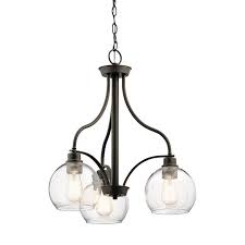 Kichler Harmony 22 Wide Oiled Bronze 3 Light Chandelier 42k67 Lamps Plus