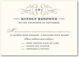 Delicate Flourishes Embellish This Rsvp Response Card A Traditional Template Uses The Formal Response Format Rsvp Wedding Cards Wedding Rsvp Response Cards