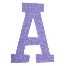Personalize with your own color! Glitter Foam Letter A Hobby Lobby 1505817 In 2021 Foam Letters Lettering Alphabet Lettering