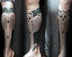 50 Geometric Leg Tattoos For Men Masculine Design Ideas Leg Tattoo Men Leg Tattoos Tattoos For Guys