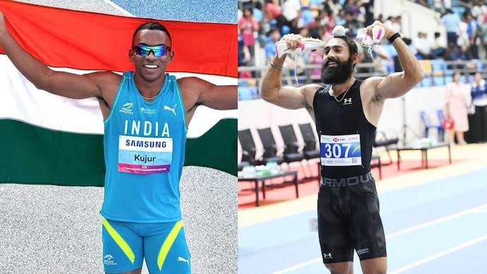 Rising Indian athletes Animesh Kujur and Gurindervir Singh, AI generated