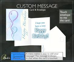 The tutorial also has an easy to follow video, that all but guarantees success with this craft project. Second Life Marketplace Birthday Card Envelope Happy Birthday Balloons Custom Message Scripted
