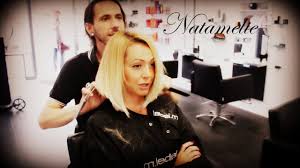 Carré plongeant dégradé fantaisie disposition couleur blond clair. Un Rendez Vous Chez Mon Coiffeur Coupe Tie And Dye Youtube