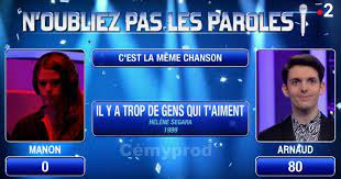 N'oubliez pas les paroles ! Une Chanson D Helene Segara Dans N Oubliez Pas Les Paroles Le Jour De Son Anniversaire Le Monde De Cemyprod
